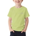 thumbnail image 3 of Bnwani Girls T-shirts Summer Breathable Shirt Short Sleeve Printed Tops Green Sizes 1-13, 3 of 7