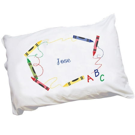 Personalized Crayon Pillowcase
