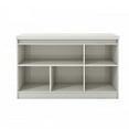 thumbnail image 3 of Manhattan Comfort Viennese 2.0 - 46.81 Buffet Stand with Mirrors and 5 Compartment Shelves in Off-White, 3 of 5