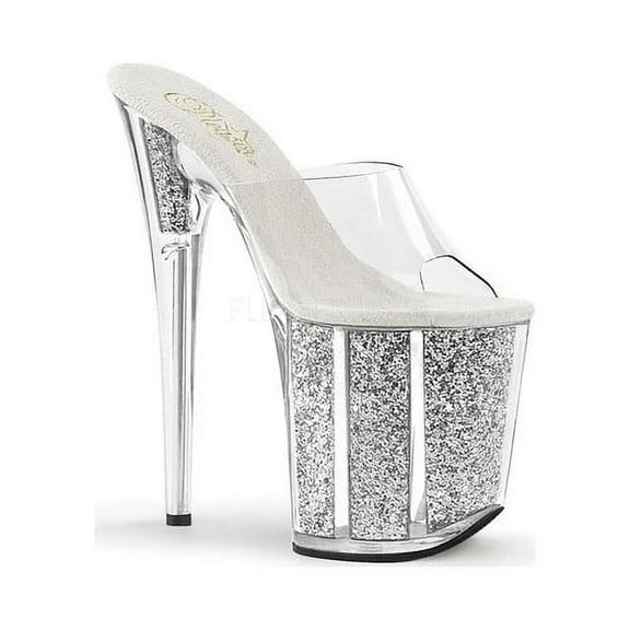 Women's Pleaser Flamingo-801G Glitter Slide