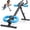 Blue, variant on Simenmax Adjustable Ab Machine – 2 Incline & 5 Height Levels, Foldable Core Workout Equipment for Home Gym with LCD Display, Knee & Elbow Protection, Pink