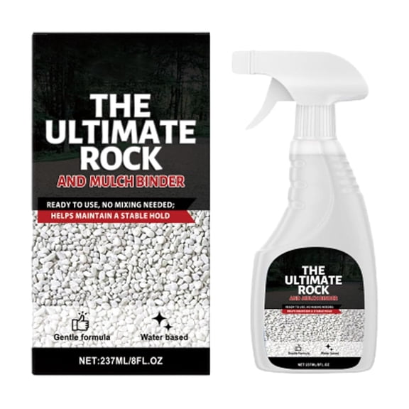 Mulch Glue for Landscaping with Sprayer Fast Drying Rock Glue for Gravel and Stone Lock Outdoor Patios and Walkways(xw)