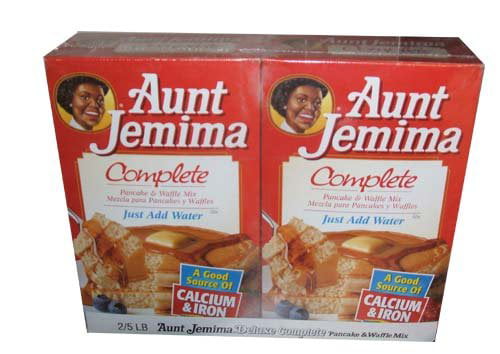 Aunt Jemima Deluxe Complete Pancake And Waffle Mix Two 5 Pound Boxes