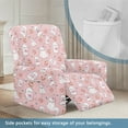 thumbnail image 3 of Kuiaobaty Ghost Pumpkin Print Reclining Slipcover Comfortable Skull Lazy Boy Chair Cover Halloween Breathable Reclining Sofa Slipcover Durable Recliner Chair Cover Large with Pocket for Pets, 3 of 8
