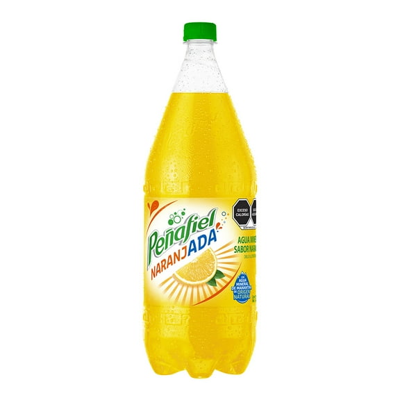 Agua mineral Peñafiel Adas sabor naranjada 2 l