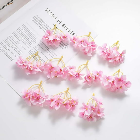 YIKA Festival Decorations Simulation Flower Head Plastics Flower Head Decoration DIY Handmade Fake Flower Material Simulation Flower Decoration Bouquets Decoration