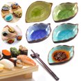 thumbnail image 1 of Yulucky Sauce Dish Ceramic Mini Dishes Set Japanese Style Condiment Plates Small, 1 of 9