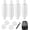 White, variant on ZJQYDS Boat Fender 4 Pack Boat Bumpers Fenders with 4 Ropes, Boat Bumpers for Pontoon Boat Fenders Inflatable
