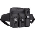 thumbnail image 1 of XINQIHANG Tactical Fanny Pack Riding Fanny Pack Single Shoulder Bag Multi-purpose bag, black-05, 1 of 7
