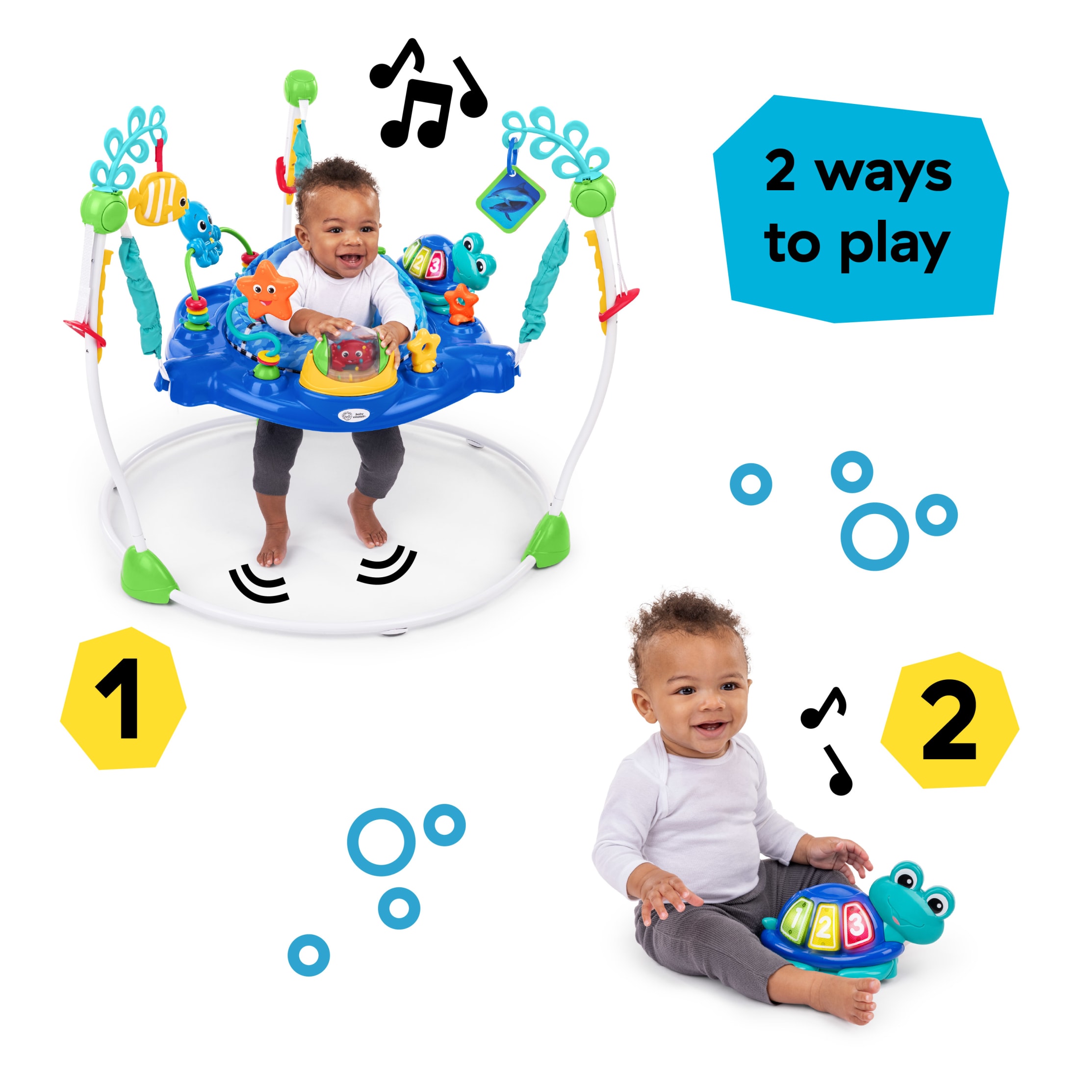Baby Einstein Neptune's Ocean Discovery Activity Center Jumper photo 2
