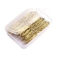 thumbnail image 4 of 1 Ensemble de Broches Bobby Mode Style Simple en U 6 mm Métal Élastique Accessoires Multicolores Barrettes de la Saint-Valentin pour Femmes Or/50 Pcs, 4 of 8