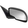thumbnail image 4 of For Chevy Silverado 2500 1999 00 01 02 03 2004 Door Mirror Passenger Side | Manual Glass | Non-Heated | Manual Folding | Chrome Cover | Standard Type | Replacement For GM1321208 | 15055282, 15172252, 4 of 6