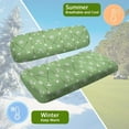 thumbnail image 6 of FUIALDOLG Golf Clubs Print Golf Cart Seat Covers and Backrest Cover, Universal Club Car Seat Covers for Ezgo Seats Golfcarts, Breathable Bench Cushion Cover, 6 of 8