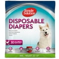 thumbnail image 1 of Pañales desechables para perros Simple Solution True Fit XXL, 30 unidades, 1 of 6