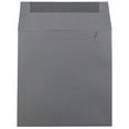 thumbnail image 2 of JAM Paper 6 x 6 Square Envelopes, Dark Grey, 1000/Carton, 2 of 2