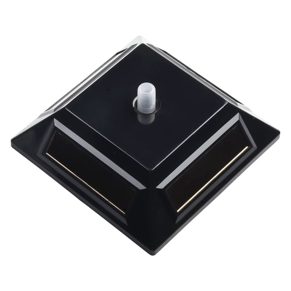 Solar Showcase For 360 Degrees Turntable Rotating Jewelry Organizer Display Stand Black
