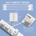 thumbnail image 4 of Cargador rápido Charger Famoby de 40 W, paquete de 2 con 2 cables USB-C, 4 of 7