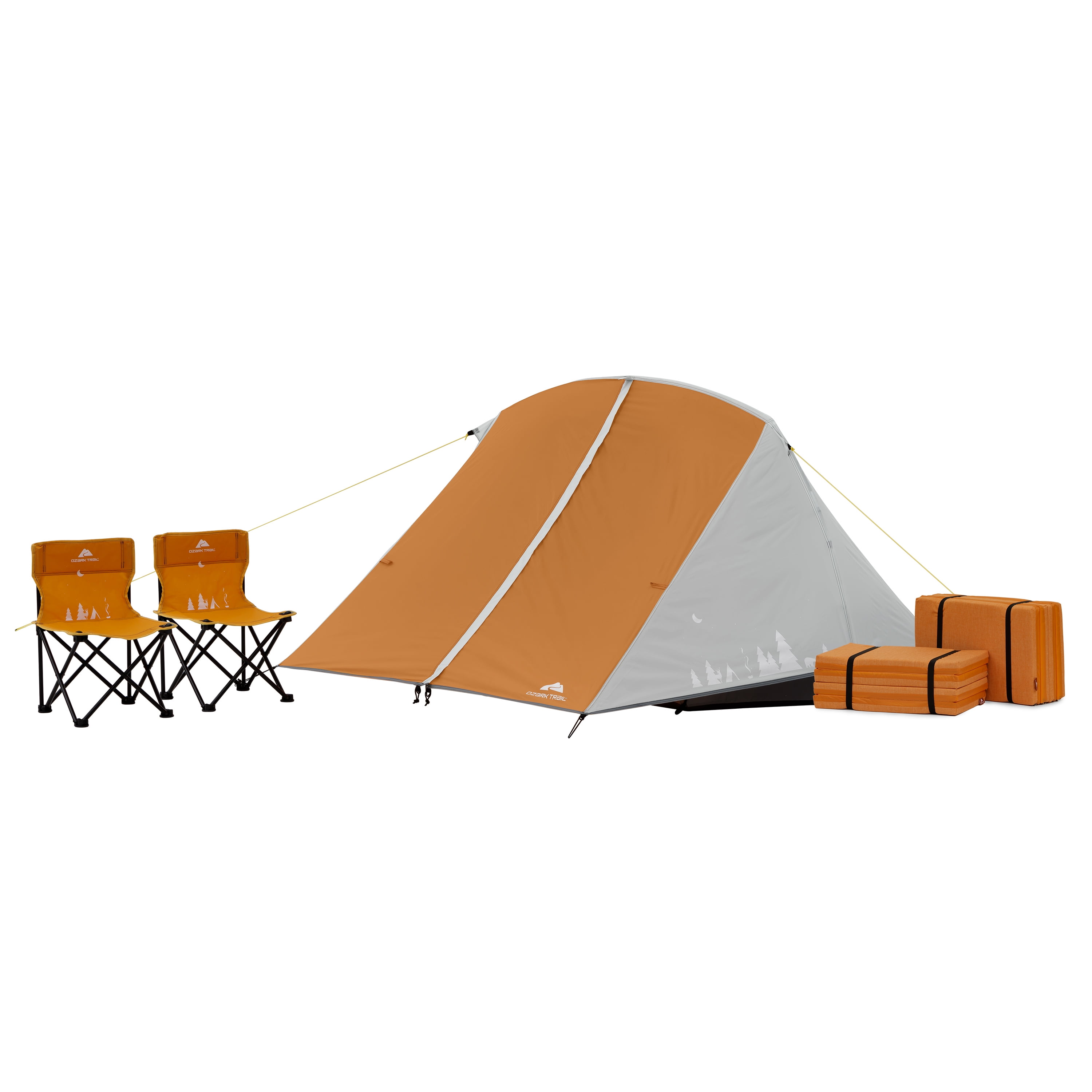 Ozark Trail 20' x 10' Dark Rest Instant Cabin Tent, Sleeps 12 