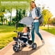 thumbnail image 4 of Triciclo para Bebe Triciclo Montable De 4 A 10 Años Carriola Montable con Sombrilla para Sol Silla Ajustable Carrito de Paseo Transformable Plegable Triciclo Infantil, 4 of 8