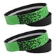 thumbnail image 1 of Sweat-Absorbent Comfortable  Bent Bar Tape, 2 Roll Handlebar Tape, For Road Bike ANGGREK negro y verde, 1 of 8