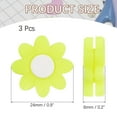 thumbnail image 2 of Uxcell Tennis Racket Vibration Dampener Soft Silicone Racket Shock Absorber for Tennis Racquet String - Flower Shaped Fluorescent Yellow, 2 of 6