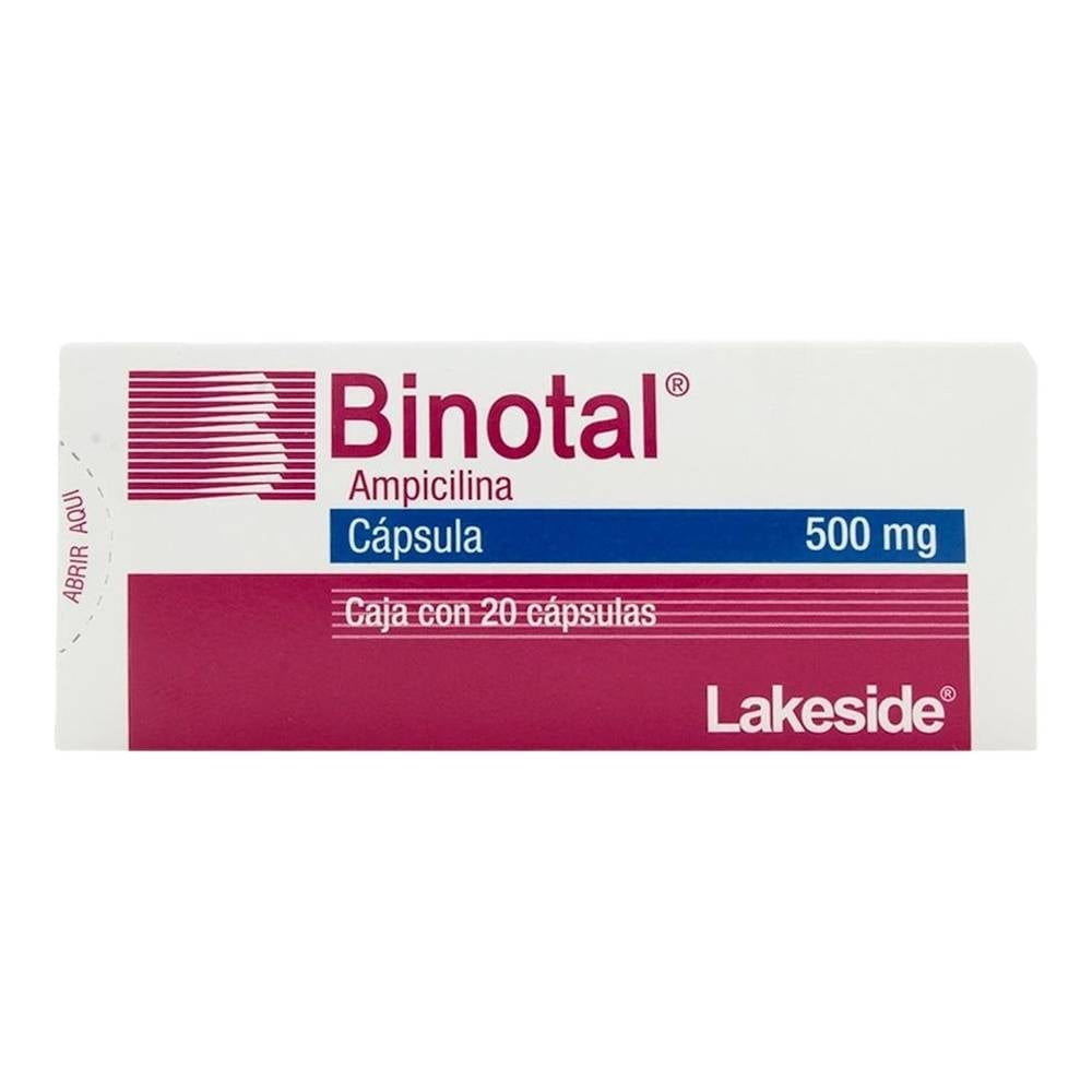 BINOTAL c/20 CAPS. 500 MG.