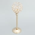 thumbnail image 3 of 2x Portavelas de Cristal Vela de Té Candelabro Centro de Mesa Dorado-L, 3 of 9