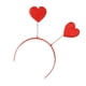 thumbnail image 2 of Diademas con purpurina Qarigey en forma de corazón cheque rojo, 2 of 6