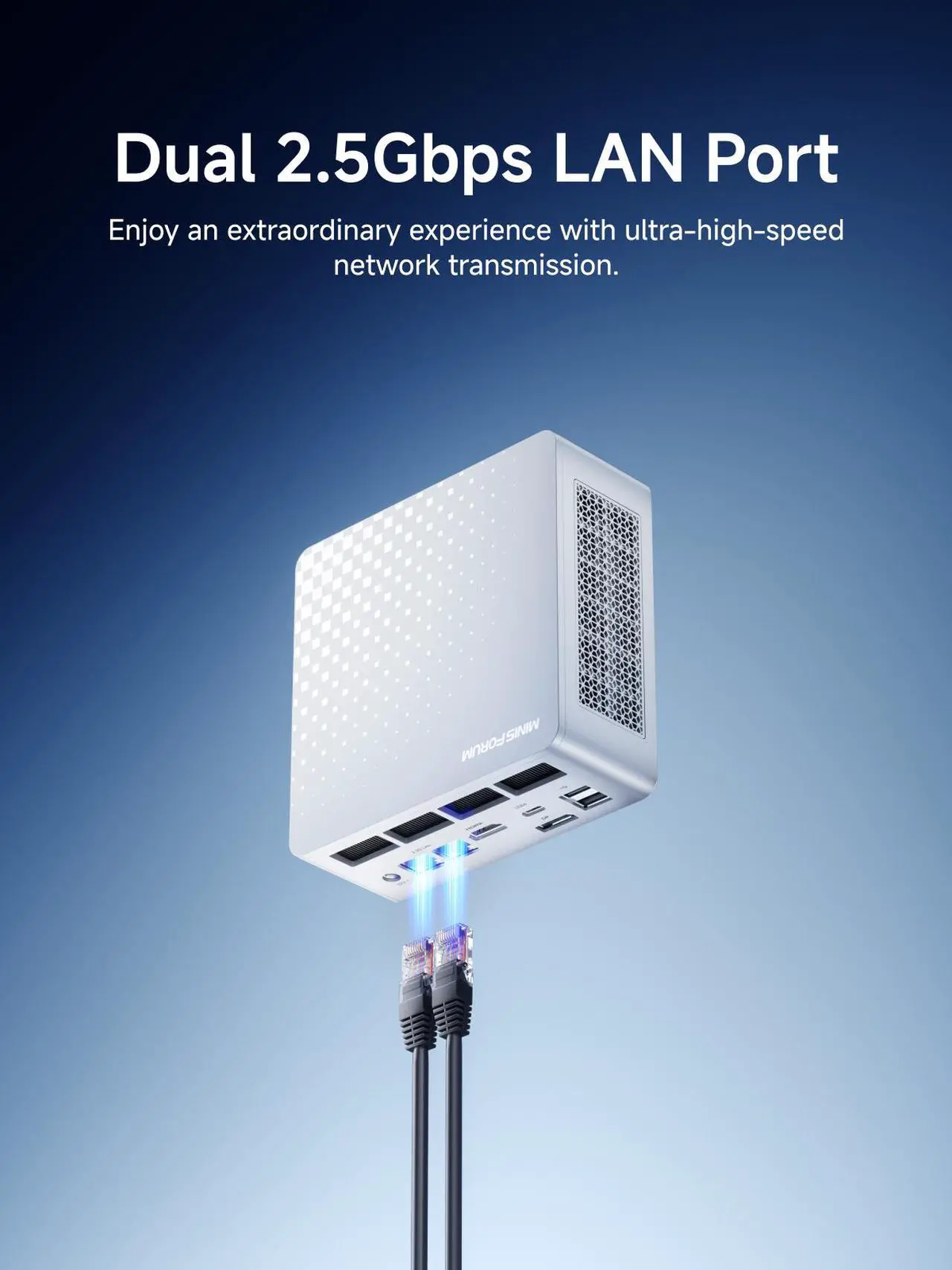 MINISFORUM M1 Plus Mini PC Core i5-12600H(12C/16T, up to 4.5 GHz) 16GB DDR5 512GB SSD Mini Computer, HDMI/DP/USB4 Triple Video Output, 2x2.5G LAN/WiFi6E/BT5.2/4xUSB Iris Xe Graphics Micro PC