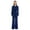 Navy Blue, variant on Women's Mechanic Work Utility Coveralls Dungarees Flight Suit Jumpsuit Blue M