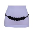 thumbnail image 4 of Women Belt Hip Waist Black Metal Chain Arrowhead Charm XL XXL, 4 of 11