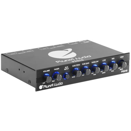 Planet Audio PEQ10 4 Band Pre-Amp Car Equalizer - Half Din  Subwoofer Output price history on PriceWatchPro