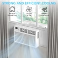 thumbnail image 4 of CRZOE 10000BTUs Window Air Conditioner, Window AC Unit Cooling up to 450sq.ft, 4 Modes and 3 Fan Speeds, 24H Timer, Remote Control, Quiet Operation, Reusable Filter, 4 of 7
