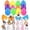 Red - 6CM, variant on Forestwhale 2.4 Inch Easter Twisting Egg Toy 12Pcs Adult Stress Relief Plastic Eggs for Home Party Decoration