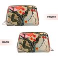 thumbnail image 3 of Xecao Butterflies And Flowers Painting Print Fashion Makeup PVC Bag Large Capacity Travel Cosmetic Bag for Women Organizer Toiletry Clutch, 3 of 8