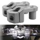 thumbnail image 2 of Riser Del Manillar de La Motocicleta Universal, de 22 Mm a 28 Mm, Adaptador de Montaje de Extensiones, Ajustador de 7/8 Pulgadas 1/8 Pulgadas, Man plata Yotijar Handlebar Risers, 2 of 5