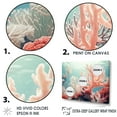 thumbnail image 3 of Designart "The Heavenly Color Palette Of The Coral Reef III" Coastal Coral Under Water Wall Art Prints, 3 of 7
