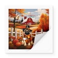 thumbnail image 2 of Thanksgiving Pug Pilgrim Grateful, Thankful, Blessed Fall Welcome Vinyl Sticker Dog Lover Gifts Waterproof Decal Art Decor - 00021, 2 of 5