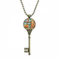 thumbnail image 1 of Hong Kong Local Food And Place Key Necklace Pendant Tray Embellished Chain, 1 of 3