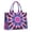 Colorful Tie Dye-1, variant on Large Capacity Tote Bag,Colorful Tie Dye Mandala Pattern Handbag Fashion Luxury Tote Bag,15.7"x13"x 5.1" Inches,Laptop Compatible