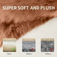 Sanmadrola Area Rugs for Living Room Bed Room Rugs Faux Fur Rug Faux