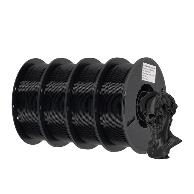 4KG PLA Filament 1.75mm 3D Printing Plastic Material, No Bubble Eco-friendly Multiple Color For FDM 3D Printers ,Smoother Printing Experience