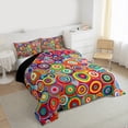 thumbnail image 3 of Homewish Teens Colorful Circle 2pcs Bedding Comforter Set,Abstract Geometric Twin Comforter Sets,Minimalist Mid Century Breathable Bedding Set,Super Cozy Room Decor,Reversible, 3 of 8