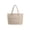 Khaki, variant on Lightweight Pleated Tote Bag for Women, Extra Large Capacity Travel Work Beach Handbag with Comfortable Handles, Durable Polyester Shopper for Daily Commute Gym and Weekend Getaway