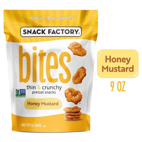 Snack Factory Honey Mustard Bites, 9 oz Bag