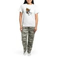 thumbnail image 4 of CafePress - Boxer Lover Women's Light Pajamas - Women's Short Sleeve Print T-Shirt and Pants Light Cotton Pajama Set, 4 of 7