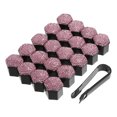 thumbnail image 1 of 20 Universal 21mm Pink Crystal Turkish Stud Cover Caps, 1 of 5