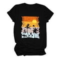 thumbnail image 2 of Taylonsss Summer Beach Printed T-shirt With Round Neck And Short Sleeved Top, 2 of 3