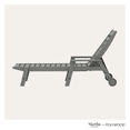 thumbnail image 2 of Martha Stewart by POLYWOOD Chinoiserie Chaise Lounge in Slate Grey, 2 of 9
