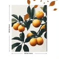 thumbnail image 3 of Qisvanset 12x16 Inch Orange Fruit Spirit Canvas Wall Art, Botanical Bible Verse Kitchen Nursery Apartment Decor, 3 of 8